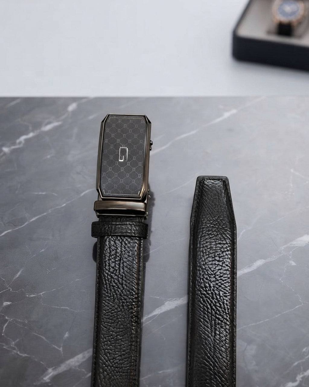 Premium Automatic Genuine Leather Belt for Men – Executive Series