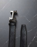 Premium Automatic Leather Belt – H Buckle Edition