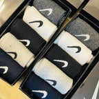 Premium Summer Cotton Crew Socks – 5 Pair Box (5 Colors)