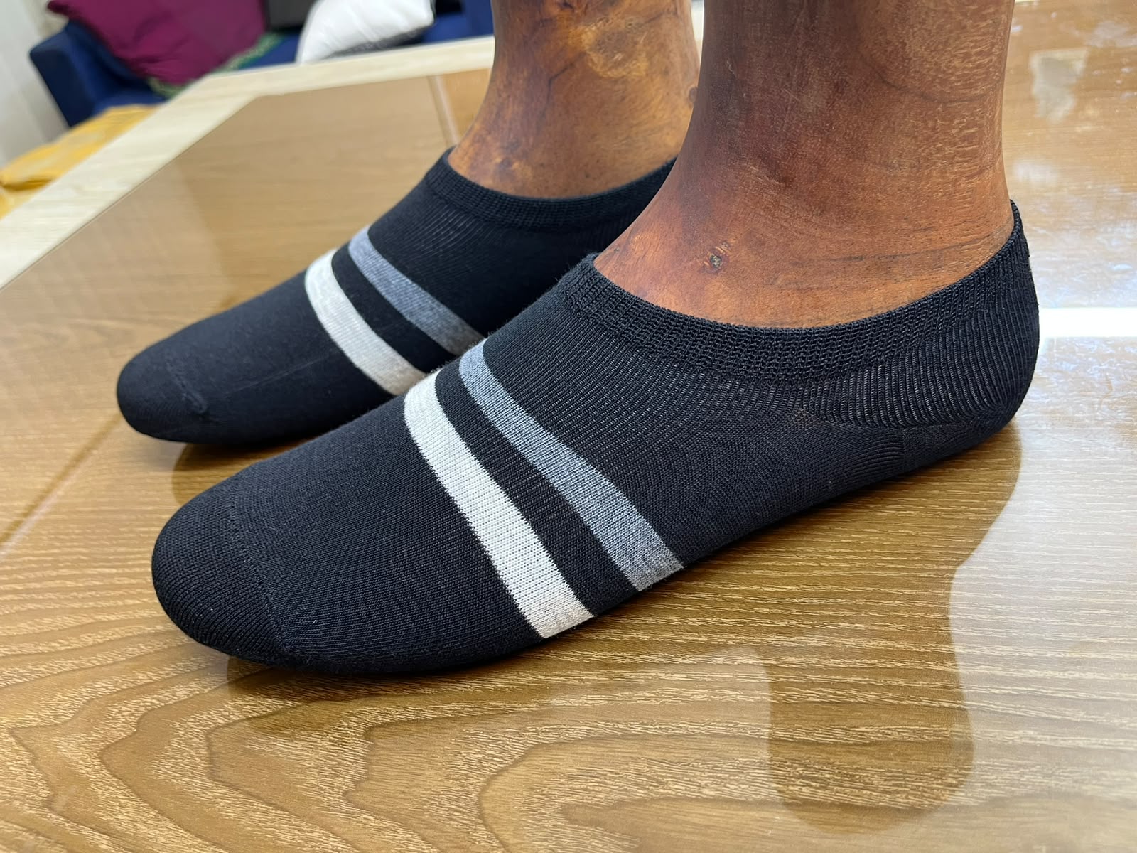 Premium Invisible Cotton Loafer Socks – 5 Pair Box (95% Cotton)