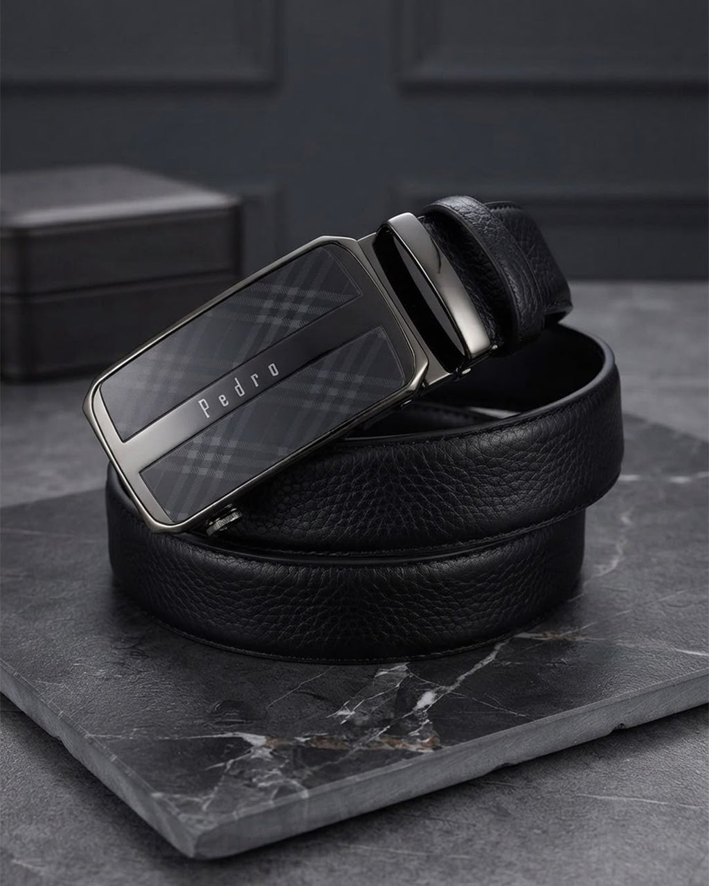 Premium Automatic Genuine Leather Belt for Men – Classic Business Edition