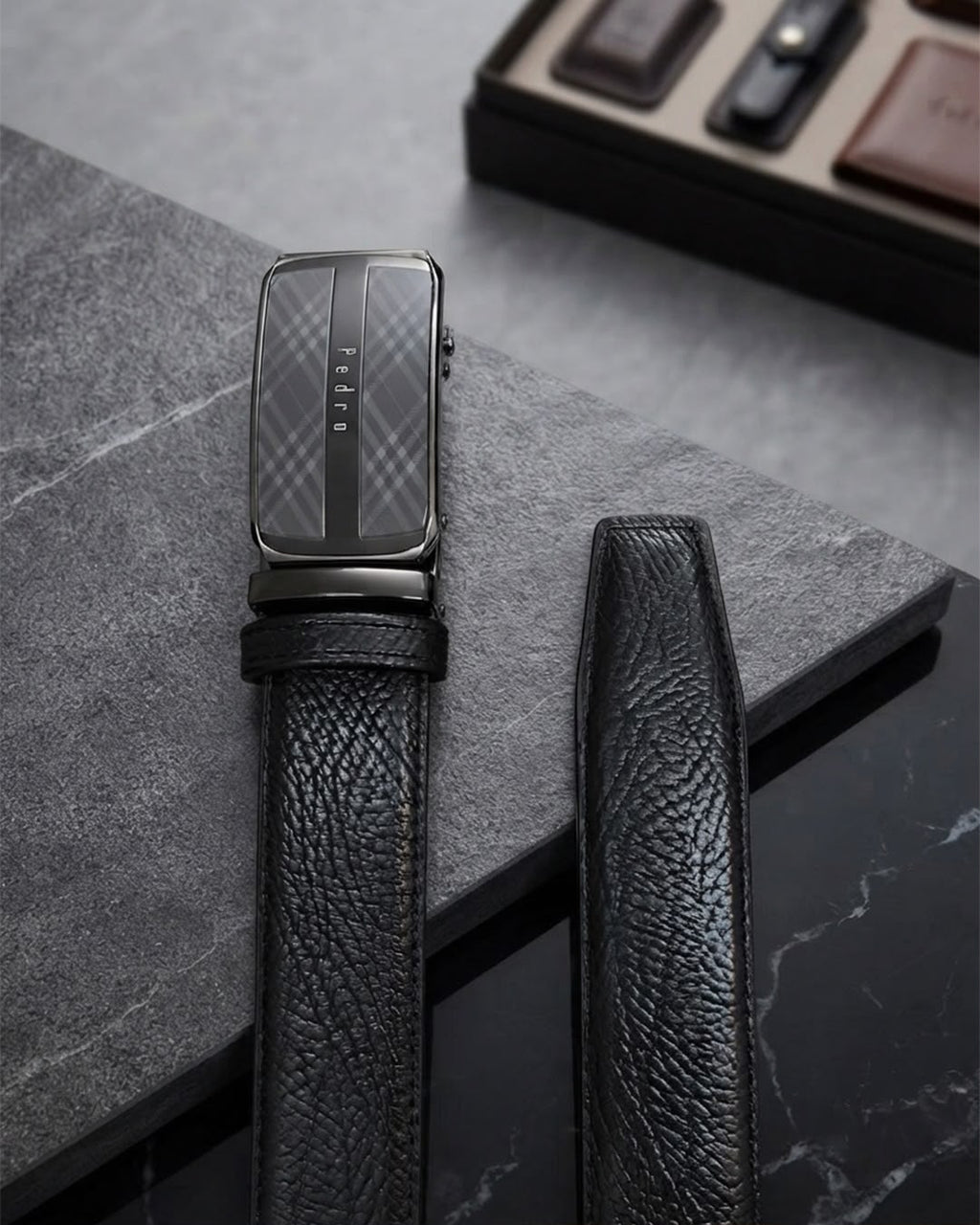 Premium Automatic Genuine Leather Belt for Men – Classic Business Edition
