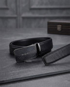 Premium Automatic Genuine Leather Belt for Men – Classic Business Edition