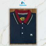 Premium PK Cotton Polo - Navy Blue - Image 2