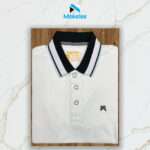 Premium PK Cotton Polo - White - Image 2