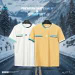 Mans Premium Contemporary T-Shirt Combo - White & Biscuit