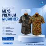 Mens Premium Microfiber Shirt 2 Pcs - Black Ethic & Multicolor