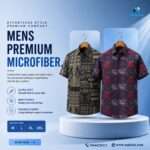 Mens Premium Microfiber Shirt 2 Pcs – Black Ethic & Navy_Maroon Ethic