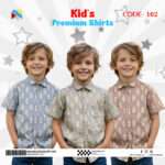 Kid’s Premium Shirts Combo – Dip Gray, Biscuit, Dusty Pink